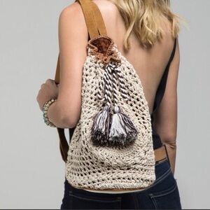 Crotched Boho Backpack
